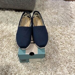 Toms Dark Blue Women's Loafers